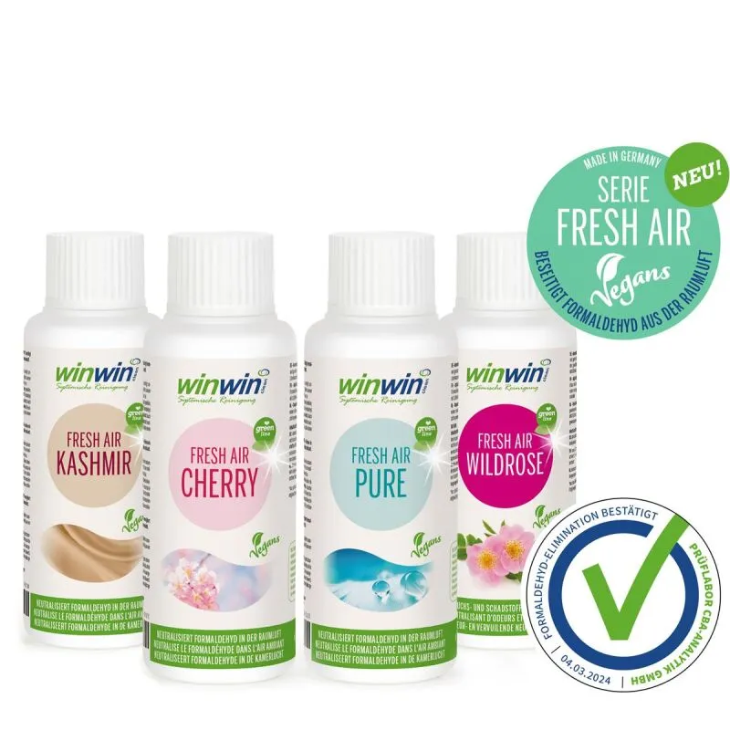 proVISION proVISION SET: FRESH AIR Vegans 'Kashmir' 'Cherry' 'Pure' ' Wildrose' Luftreinigungs-Konzentrat 100ml – Produktbild 1 von 1