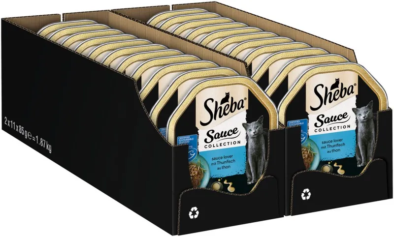 Sheba Sheba SHEBA® Schale Sauce Collection sauce lover mit Thunfisch 2 x 11 x 85g, Nassfutter für: Katze – Produktbild 2 von 2