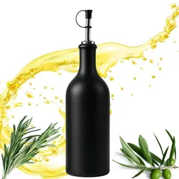 mikken mikken Ölflasche Steingut 500 ml mit Edelstahlausgießer – Produktbild 1 von 1