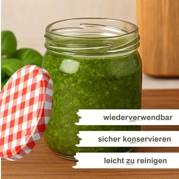 mikken mikken Einmachgläser 540ml mit Schraubdeckel – Produktbild 6 von 8