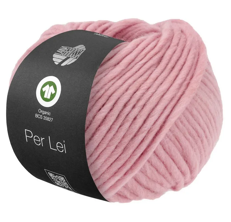 Lana Grossa Lana Grossa Per Lei GOTS Häkelwolle, 60 m, Rosa, – Produktbild 1 von 1