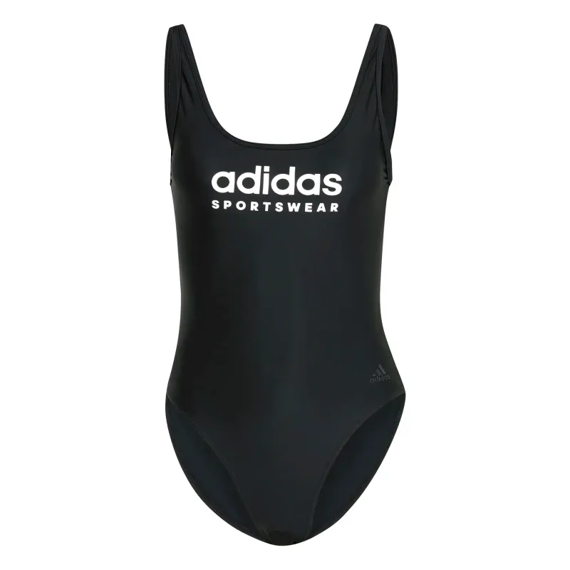 Adidas Badeanzug, einteilig, Rückenteil in U-Form, Damen adidas, Schwarz, – Produktbild 2 von 2