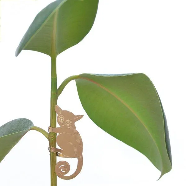 another studio another studio Plant Animal - Design Pflanzendekoration - Figuren aus Messing, Buschbaby, – Produktbild 3 von 4