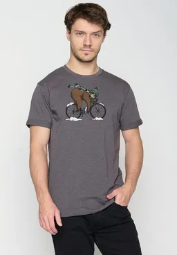 GreenBomb GREENBOMB Animal Sloth Ice Roll - Lässiges T-Shirt aus Bio-Baumwoll Mix / hochwertiger Print / GOTS / Fair & Vegan – Produktbild 1 von 1