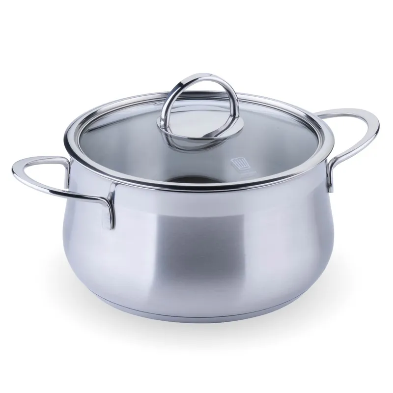 Chefkoch trifft Fackelmann Chefkoch trifft Fackelmann Kochtopf mit Glasdeckel Leipzig, Ø20cm – Produktbild 1 von 2