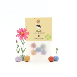 Die Stadtgärtner Die Stadtgärtner 5 bunte Blumenmurmeln mit Wildblumensaatgut im Tütchen | Geschenkidee und tolle Überraschung zum Geburtstag & Jubiläum – Produktbild 1 von 1