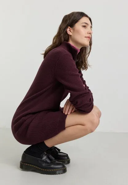 recolution recolution Strickkleid STELLERA, Dark plum, – Produktbild 4 von 4