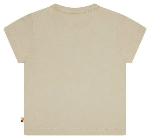loud + proud loud + proud Babys & Kinder T-Shirt mit Pflanzenfarben gefärbt, GOTS zertifiziertert, Olive(grün), – Produktbild 2 von 3