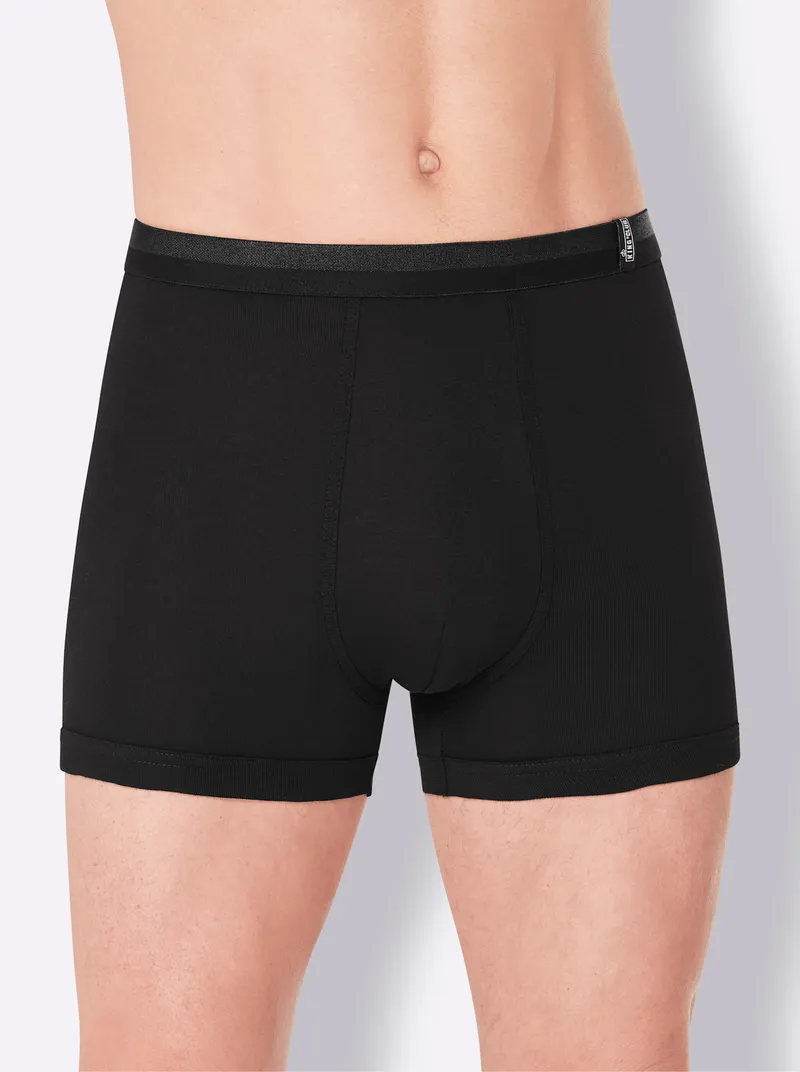KINGsCLUB Hose kurz schwarz + grau-meliert + marine, Schwarz + grau-meliert + marine, – Produktbild 2 von 3