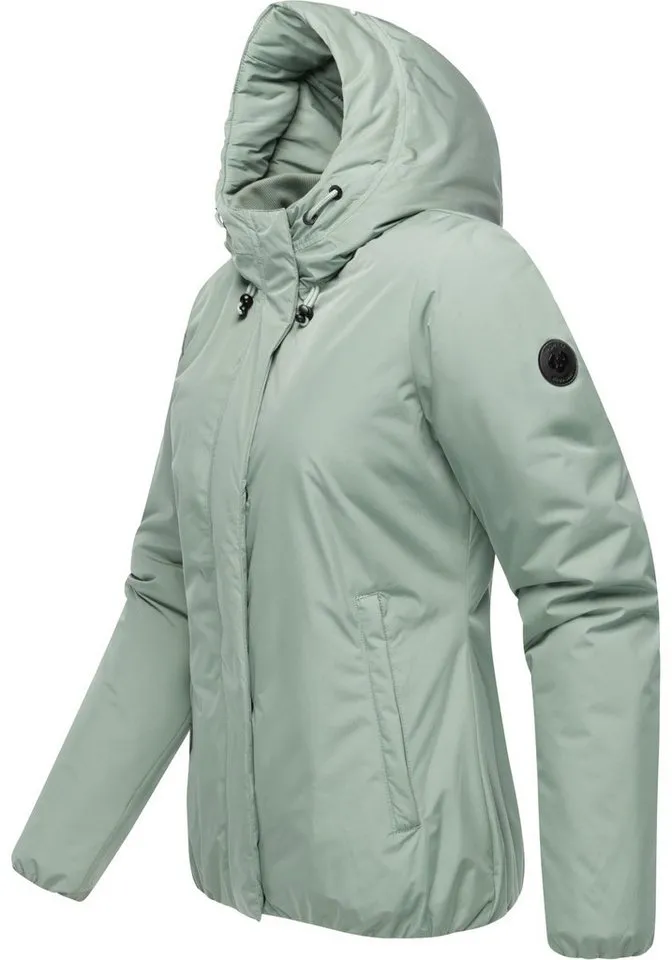 ragwear ragwear Winterjacke Sunniva Warm Wasserdichte und atmungsaktive Damen Jacke für den Winter, Grau|grün, – Produktbild 3 von 4