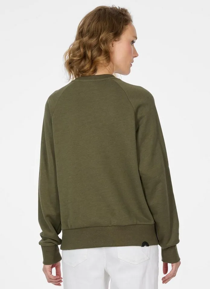 ragwear ragwear Sweatshirt JOALI unbrushed und elastisch, in super softer Qualität, Grün, – Produktbild 2 von 2