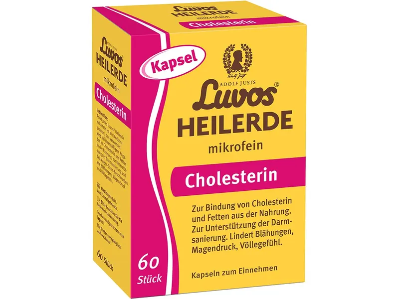Luvos Luvos Heilerde-Cholesterin-Kapseln, mikrofein, 60 Stk. – Produktbild 1 von 1