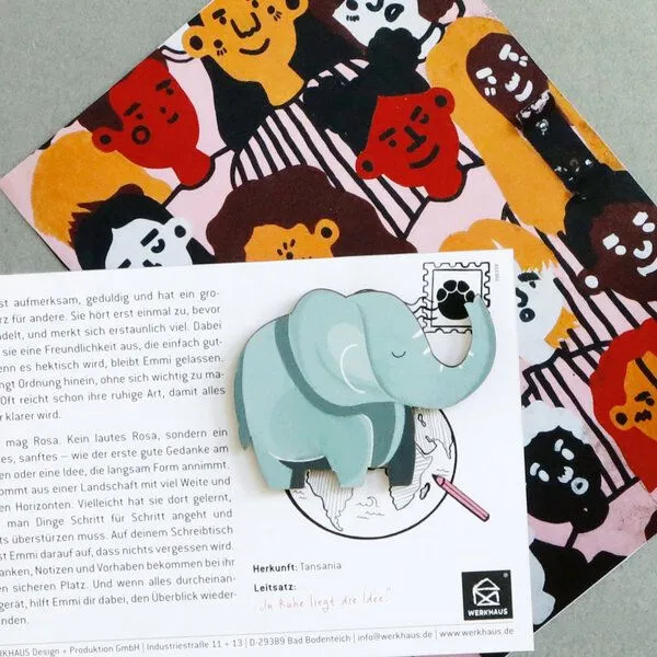 WERKHAUS WERKHAUS Magnet - Elefant Emmi – Produktbild 3 von 6