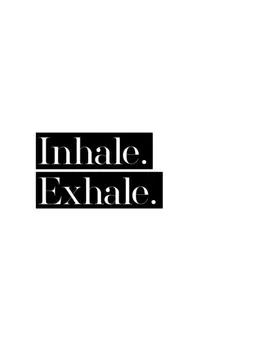 Photocircle Photocircle Poster / Leinwandbild - Inhale Exhale No3 – Produktbild 1 von 1
