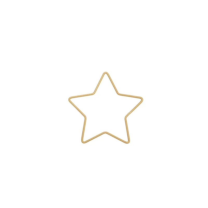 Rico Design Rico Design Metallring Stern gold 11x10,5cm – Produktbild 1 von 1