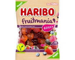 Haribo Haribo Süßigkeit, Haribo Fruitmania Berry mit Fruchtsaft und Beeren Veggie 160g – Produktbild 1 von 1