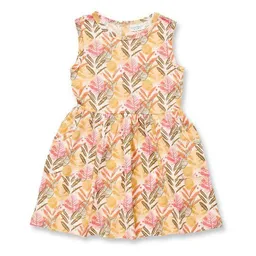 Sense Organics Sense Organics Mädchenkleid mit Blätterdruck, Modell KOBI – Produktbild 1 von 1