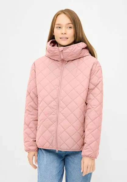 derbe derbe Steppjacke „Quiltby Short“, Coral blush, – Produktbild 1 von 4