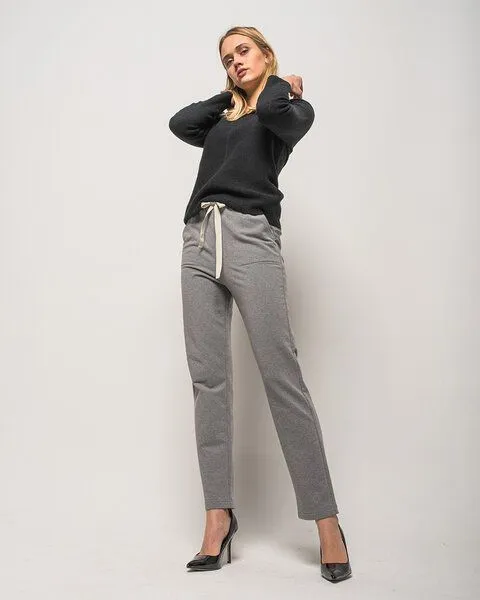 Alma & Lovis Alma & Lovis Jogginghose aus Bio-Baumwolle | Soft Pants, Grau, – Produktbild 1 von 4