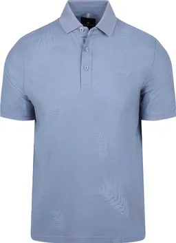 State of Art State of Art Polo Piqué Blattmuster Hellblau - Größe XL – Produktbild 1 von 1