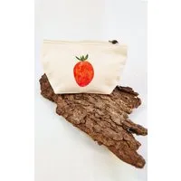MelaDi Meladi Accessoire-Tasche aus Biobaumwolle - Größe S Erdbeere – Produktbild 1 von 1