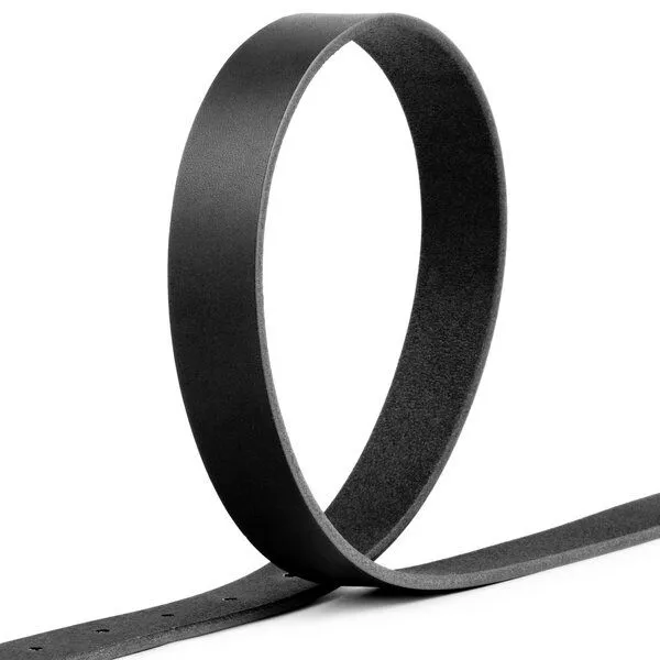 Simaru Simaru MACEIO Ledergürtel aus pflanzlich gegerbtem Naturleder (2,5 cm)-EU, Schwarz, – Produktbild 3 von 4