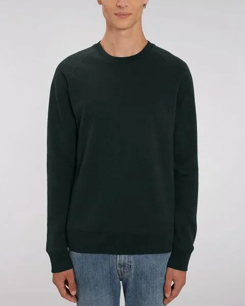 Human Family Human Family Bio Herren Rundhals-Sweatshirt "Practice - HF" in 3 Farben, Schwarz, – Produktbild 1 von 3