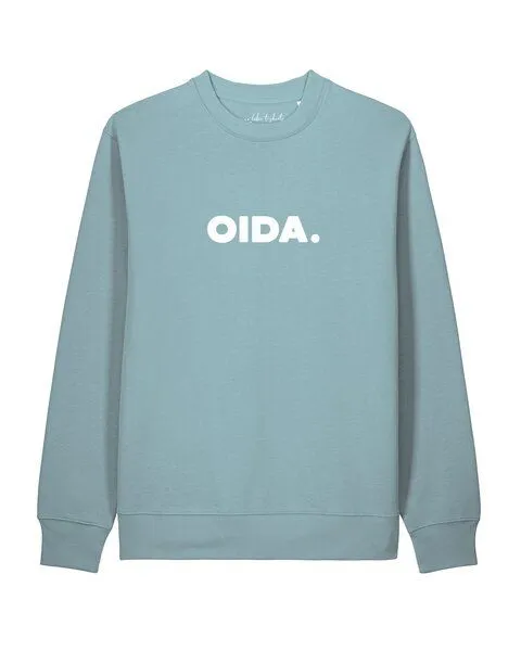 watapparel watapparel Sweatshirt Unisex Oida, Pebble blue, – Produktbild 1 von 2
