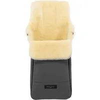 Christ Christ Fußsack Kinderwagen Lammfell "Arosa" stein Länge 91 cm, Breite 47 cm (6-36 Monate) – Produktbild 1 von 1