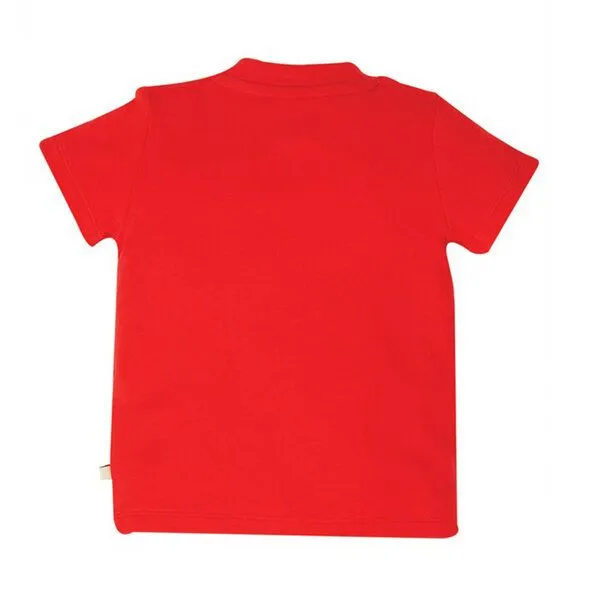 Frugi Frugi T-Shirt Gabelstapler Koi Rot – Produktbild 4 von 5