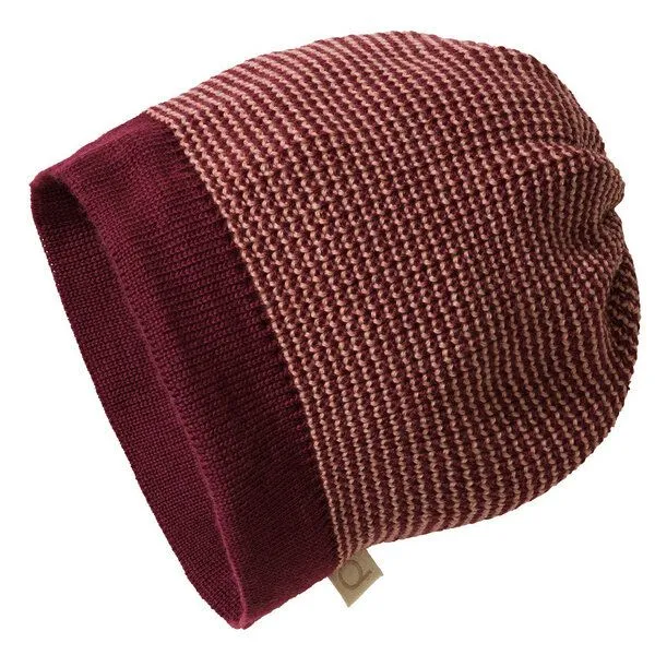 Disana Disana Beanie Mütze Schurwolle kbT-Merinowolle, Cassis-rose, – Produktbild 1 von 2