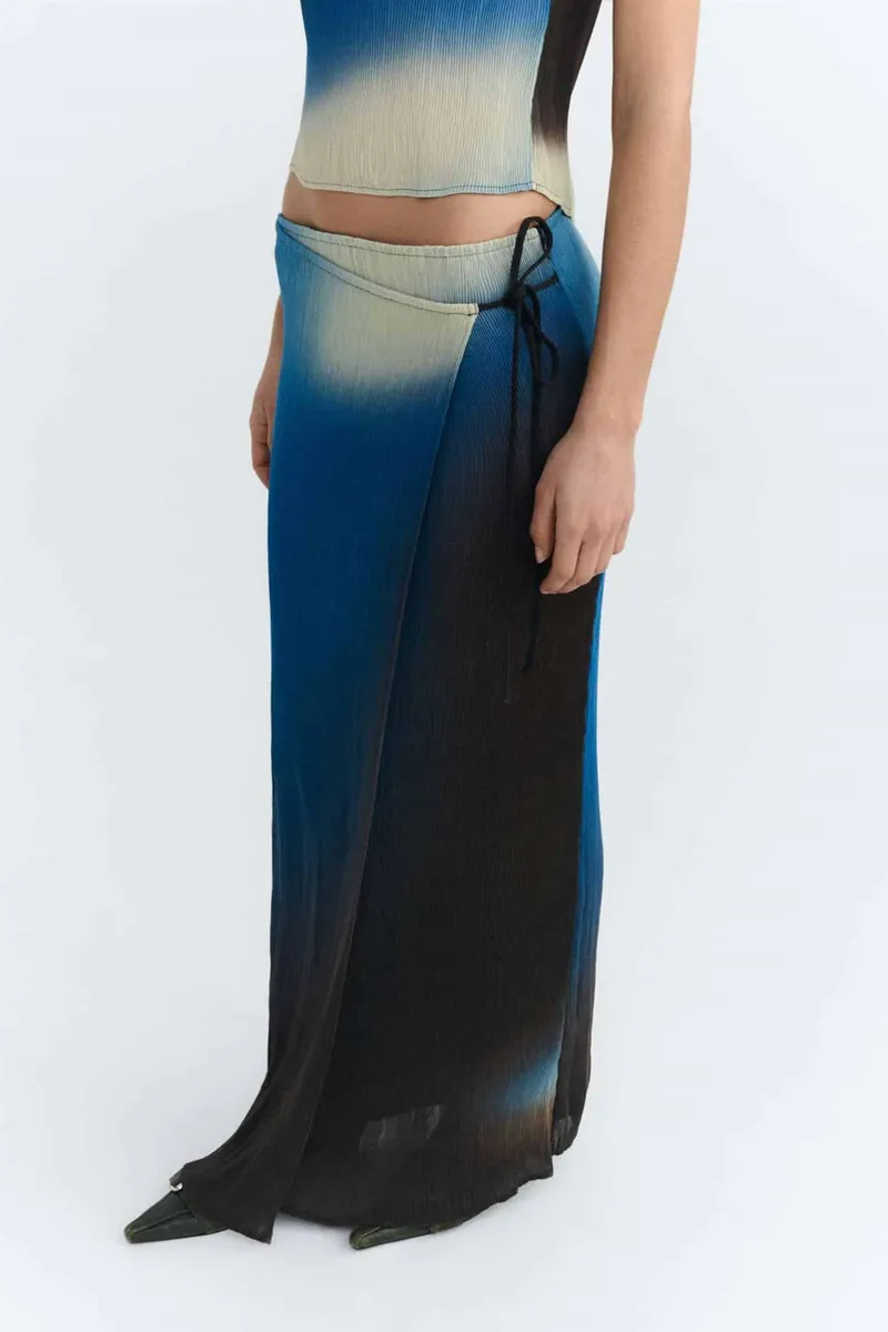 thinking mu Thinking MU Damen vegan Rock Pauline Blau/ Schwarz/ Creme, Schwarz, – Produktbild 2 von 2