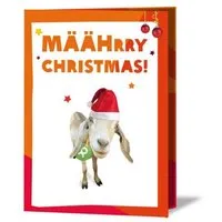 OxfamUnverpackt OxfamUnverpackt Spenden-Geschenk "Ziege" (Weihnachtskarte mit Magnet) – Produktbild 1 von 1