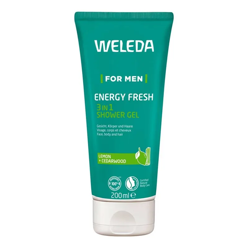 Weleda Weleda For Men Energy Fresh 3in1 Shower Gel – Produktbild 2 von 2
