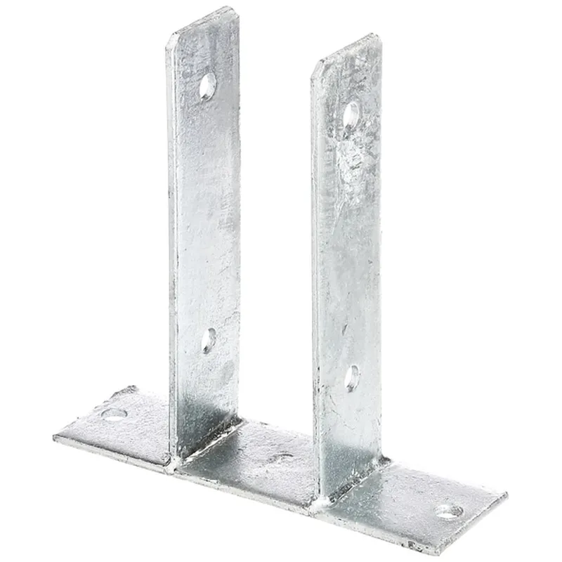 Alberts ALBERTS U-Pfostenträger, feuerverzinkt, z.Aufschrauben, BxH 71x200 mm – Produktbild 1 von 1