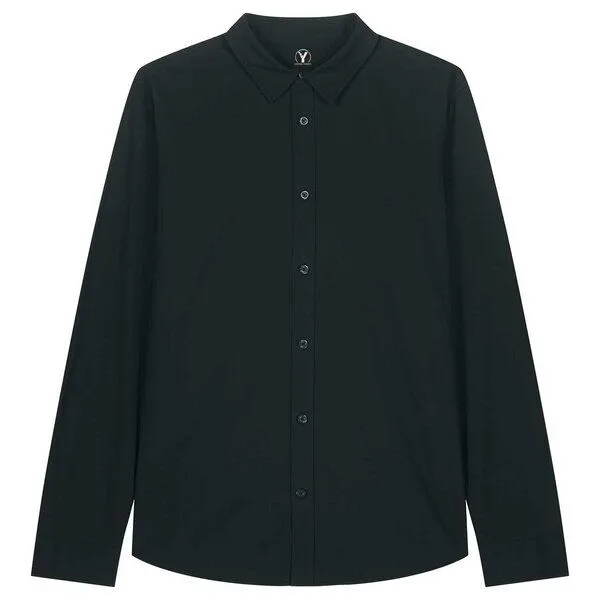 YTWOO YTWOO Poplinhemd für Damen aus Bio-Baumwolle, Schwarz, – Produktbild 1 von 3