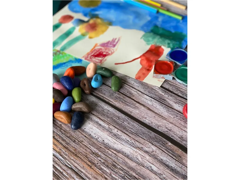 Crayon Rocks Crayon Rocks Ergonomische Wachsmalstifte Maxi-Set 32 Farben, Mehrfarbig, – Produktbild 2 von 2