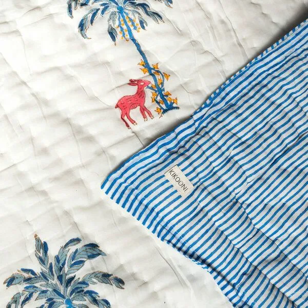KIKOONI KIKOONI Kleine Tagesdecken und Kinder - Kuscheldecken " COZY K", My deer, – Produktbild 3 von 4
