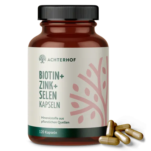 vom Achterhof vom Achterhof Biotin+Zink+Selen Kapseln (120 Kapseln) – Produktbild 1 von 1