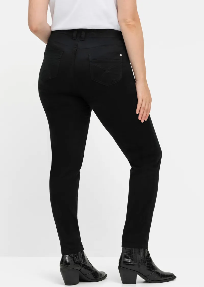 sheego Hose, Schwarz, – Produktbild 2 von 2