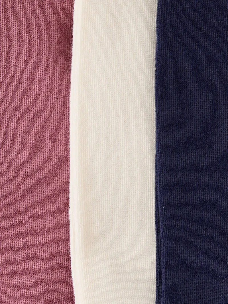 Vertbaudet 3er-Pack Mädchen Strumpfhosen BASIC, Malve, – Produktbild 2 von 2