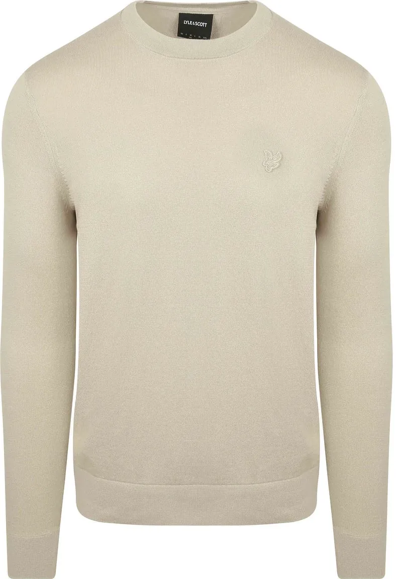 Lyle and Scott Lyle & Scott Tonal Pullover Greige - Größe XL, Grau, – Produktbild 1 von 5