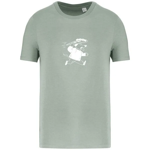 Greenspired Greenspired Basic Bio T-Shirt Pizzadog Nr. 4 ( 155g/m² XXS - 5 XL, Jadegrün, – Produktbild 1 von 1