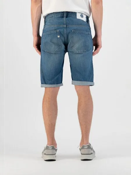 MUD Jeans MUD Jeans Jeans Shorts - Carlo - aus Bio-Baumwolle, Blue, – Produktbild 2 von 3
