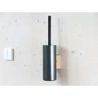 werkvoll by Lena Peter werkvoll by Lena Peter Recycling Wandhalter WC-Bürste FIRE mit Edelstahlgriff, Anthrazit, – Produktbild 1 von 1