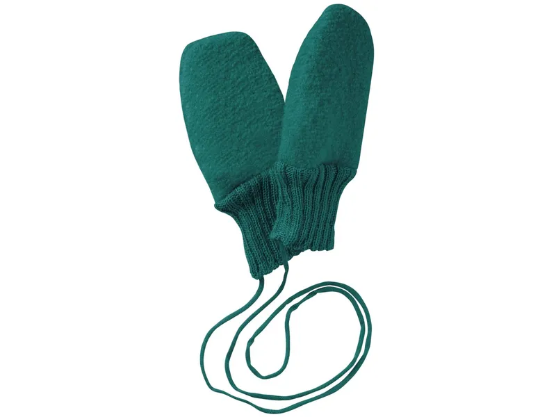 Disana Disana Baby Handschuhe Bio-Merinowolle Walk pacific Gr.1 (7-8 Monate), Grün, – Produktbild 1 von 1
