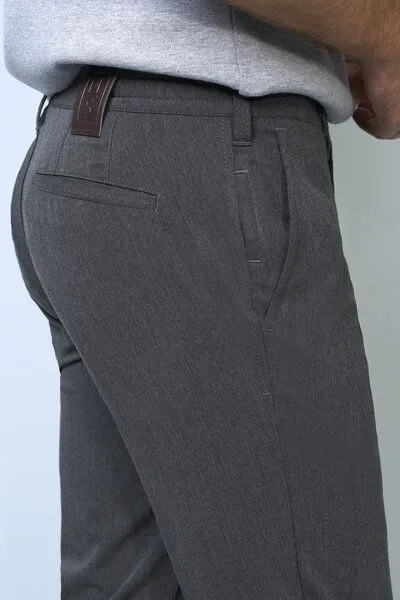 M 5 BY MEYER M 5 BY MEYER Chino mit Stretchbund, Grau (mittelgrau), – Produktbild 8 von 8