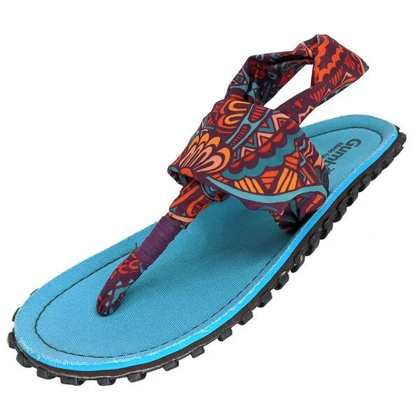 Gumbies Gumbies Slingbacks - Nachhaltige Zehensandalen, Türkis (vintage), – Produktbild 3 von 4