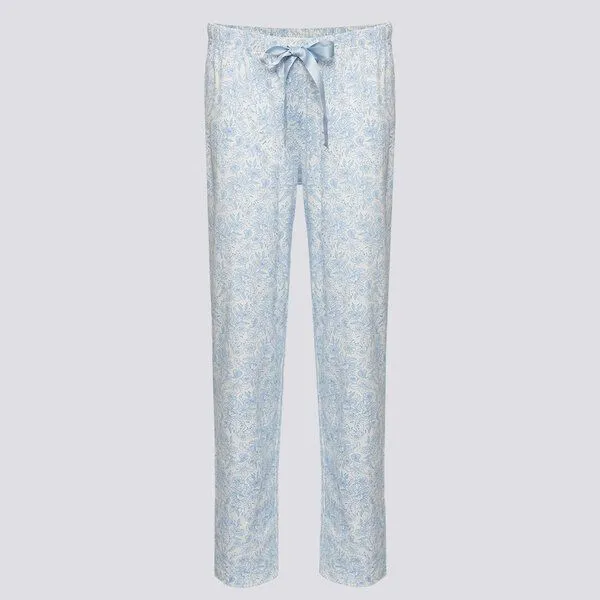 comazo|earth comazo|earth Fairtrade Schlafhose lang, Lighblue print (blau), – Produktbild 4 von 4
