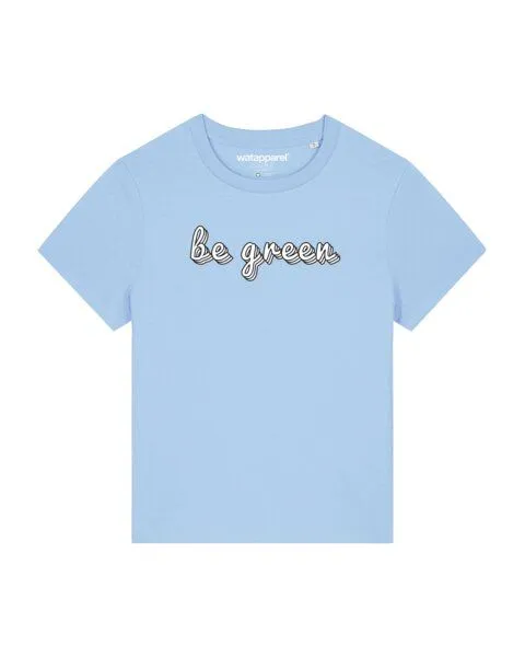 watapparel watapparel T-Shirt Frauen be green, Blue soul, – Produktbild 1 von 4